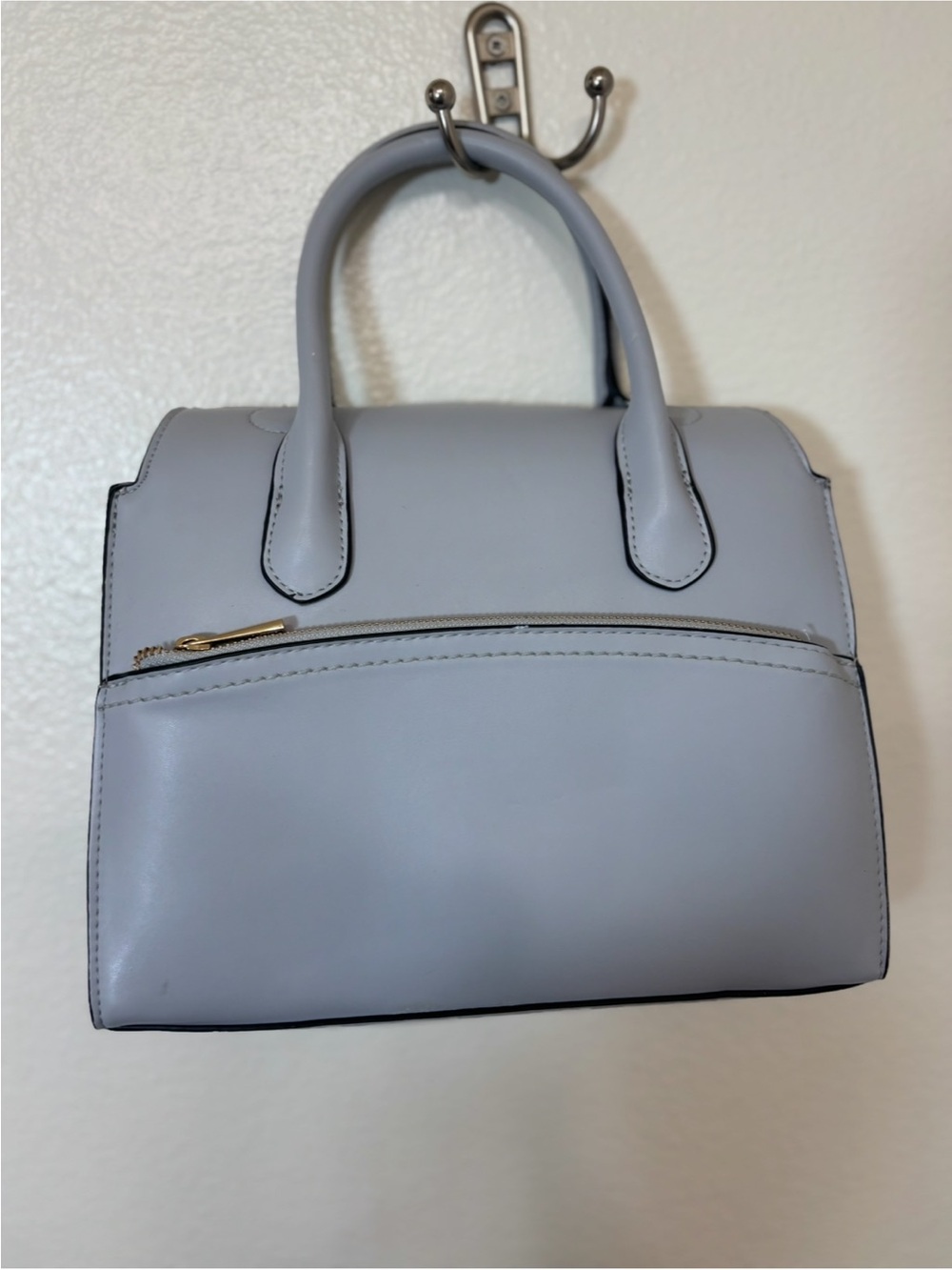 Light blue Structured Top-Handle Crossbody Bag - Picture 3 of 7